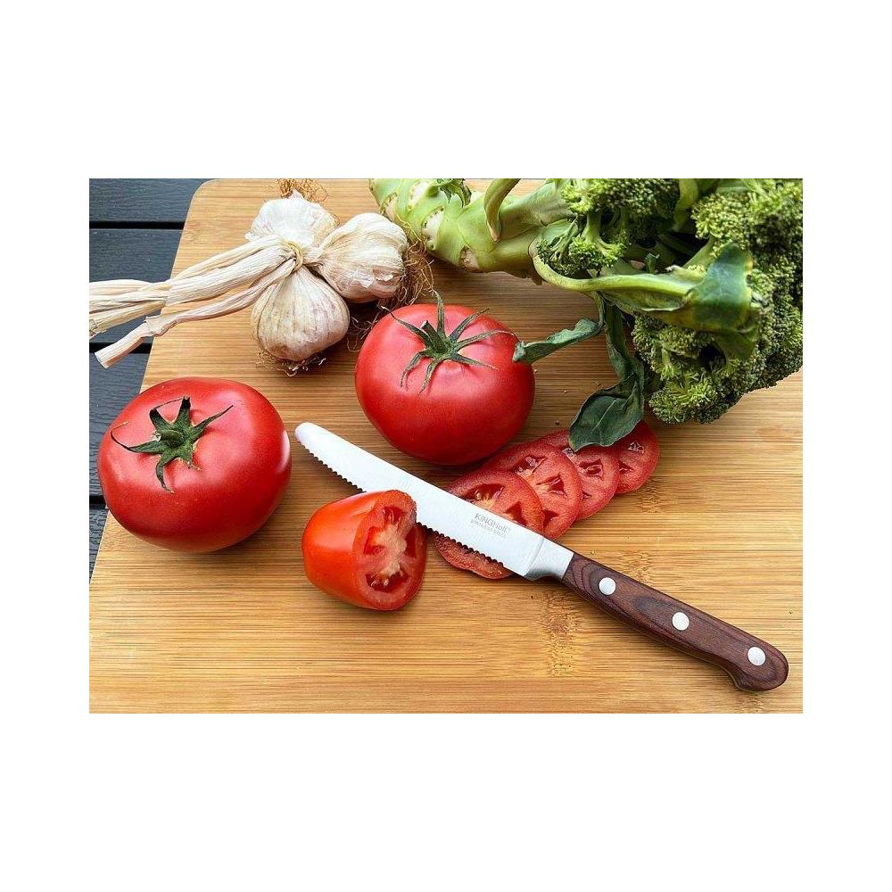 Coltello seghettato per pomodori KH-1702 per verdure morbide - Foto 3