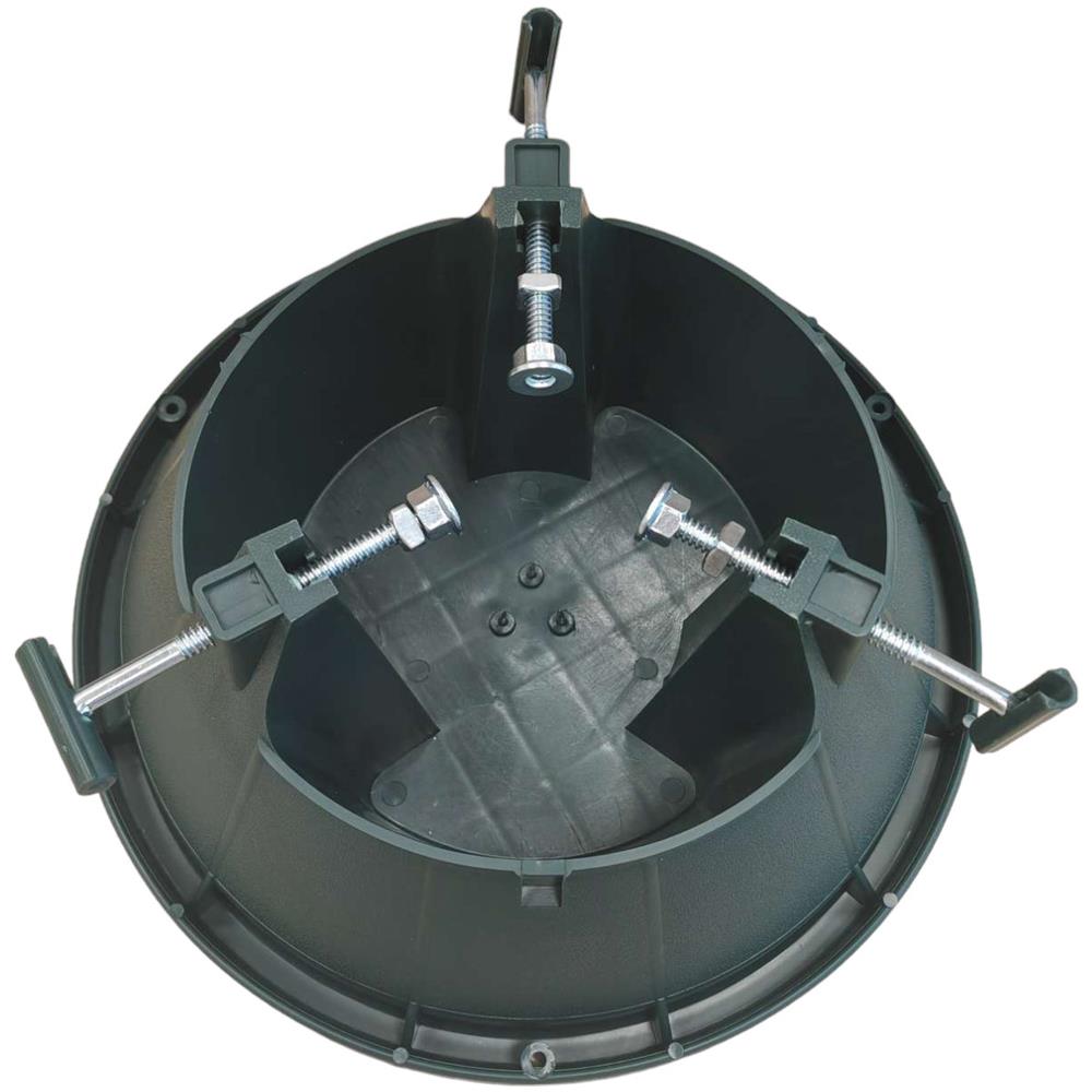 Base albero di Natale, legno e metallo, bianca, rustica, 2,5 m - Foto 2