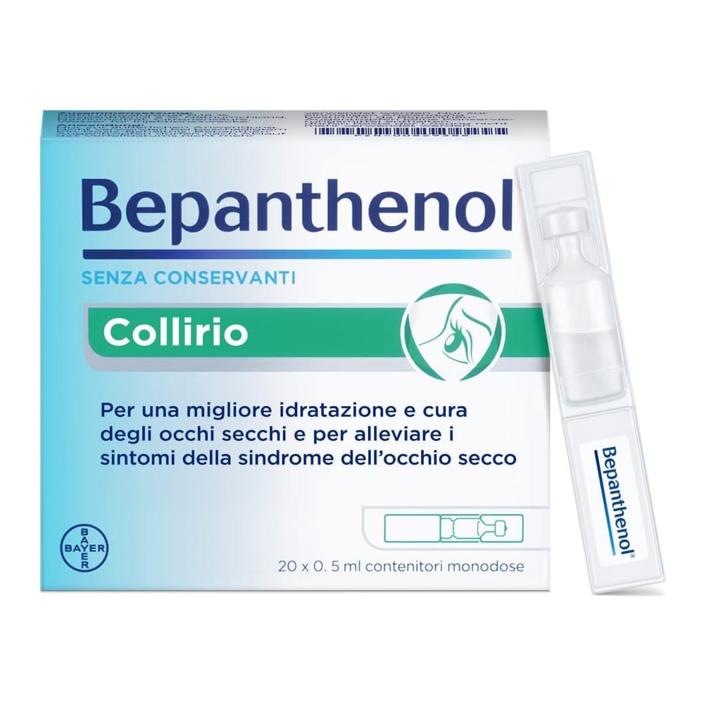 Collirio Monodose Lacrime Artificiali Occhi Secchi Senza Conservanti, 20x0,5ml - Foto 1