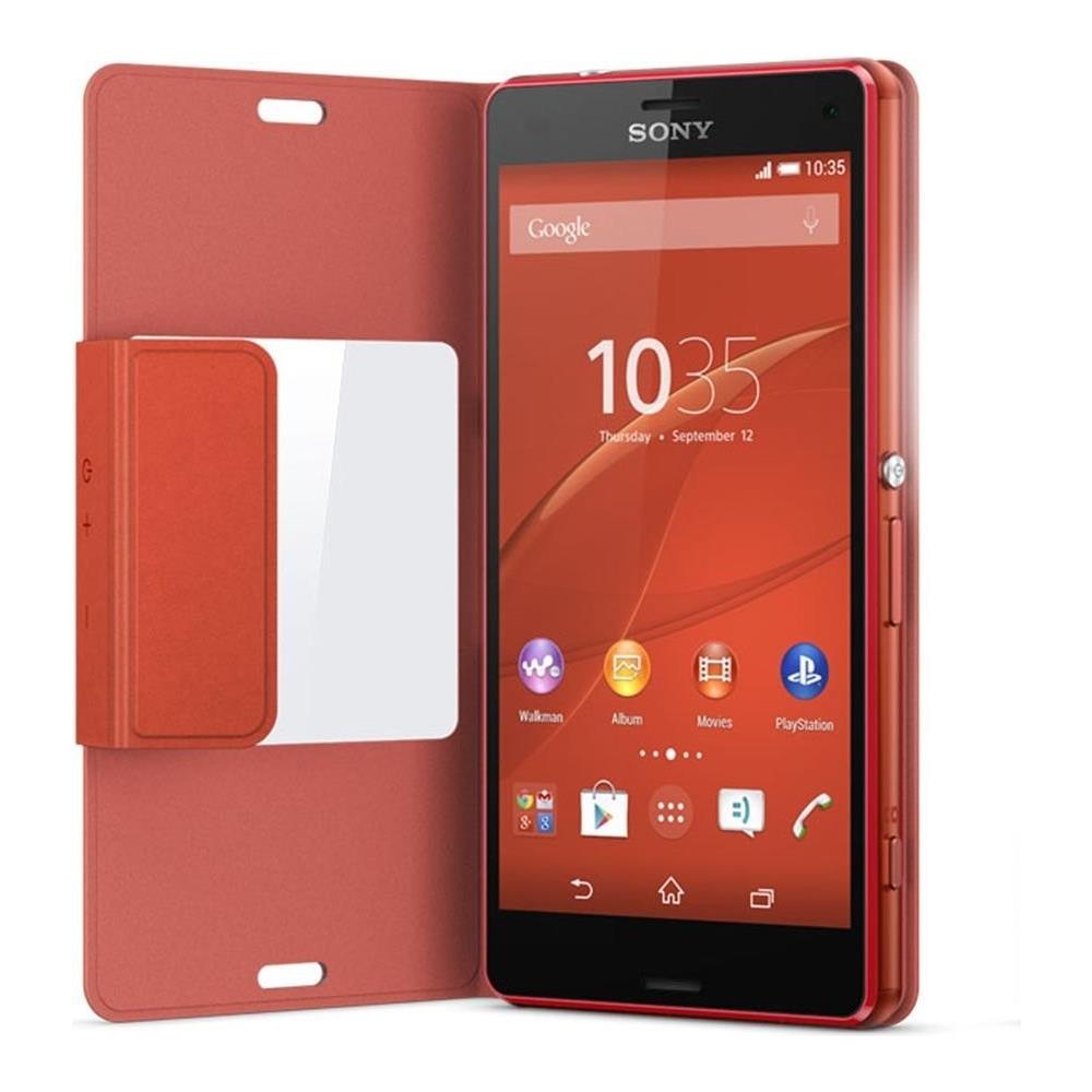 Flip view smart style sony z3 compact orange - Foto 3