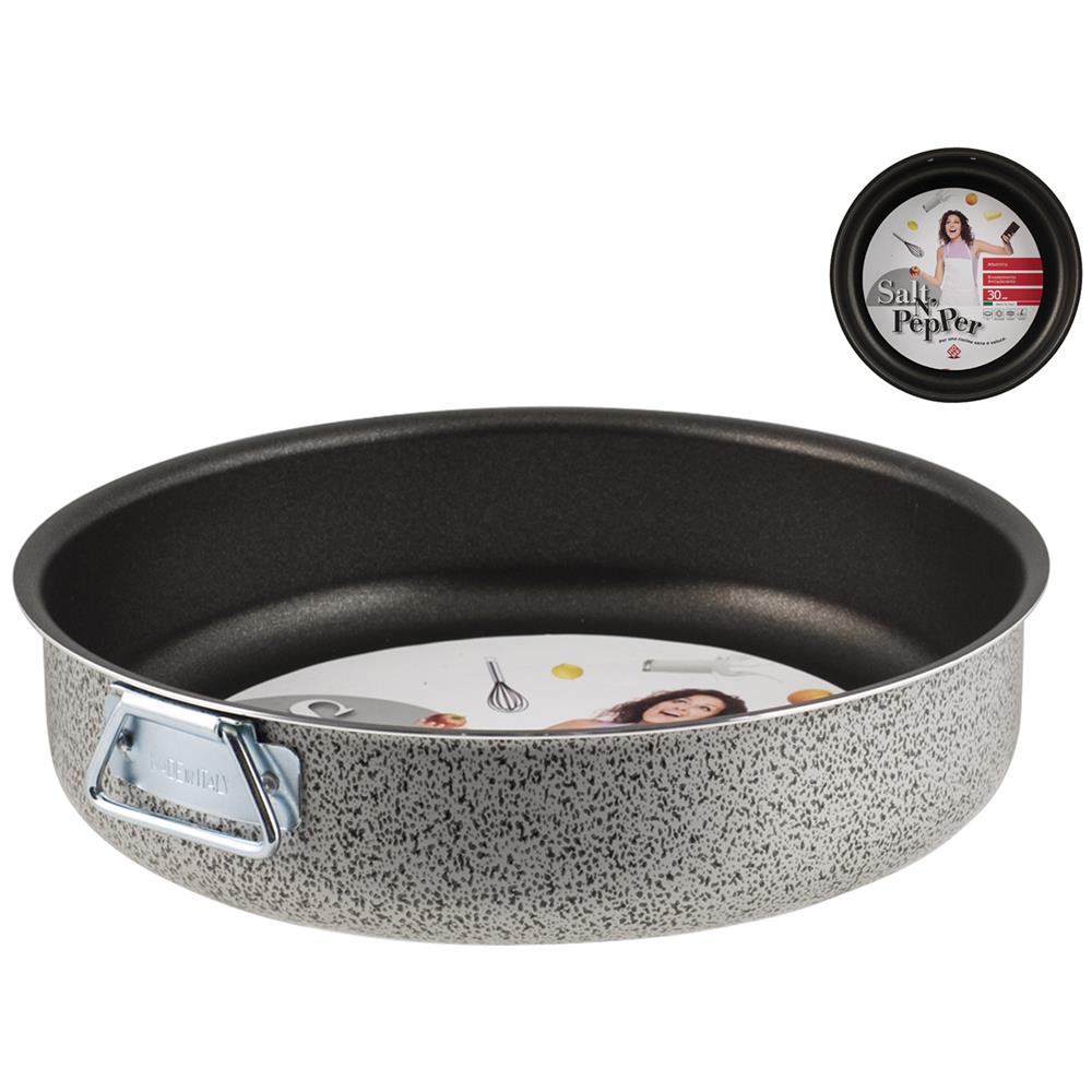 Tortiera con anello antiaderente 24 cm - Linea Salt Pepper - Foto 1