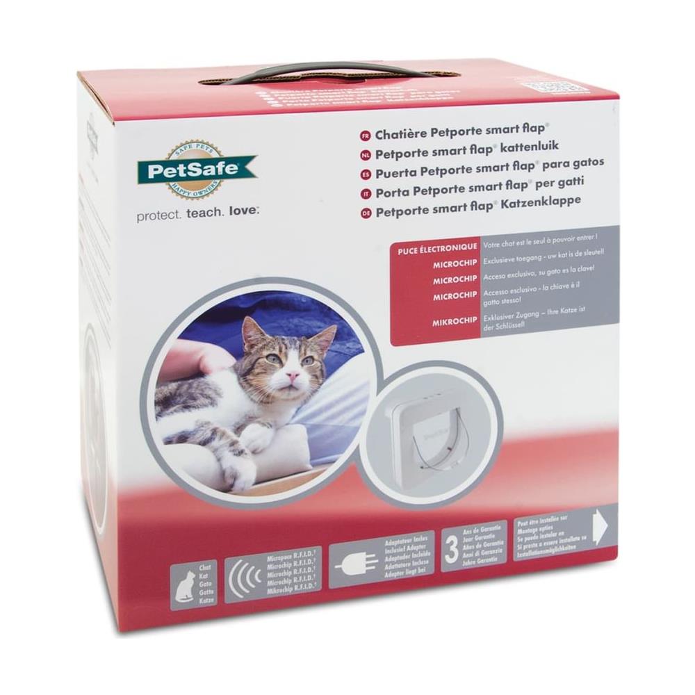 Porta Basculante Microchip Petporte Bianca 904403 - Foto 3