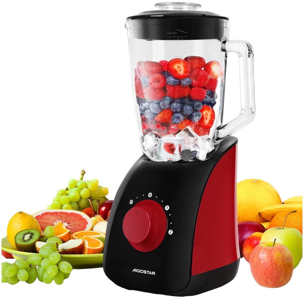 Frullatore Da Tavolo Multifunzione Pomegranate 30jdf Da 750w Con Brocca In Vetro Da 1,5l - Foto 6