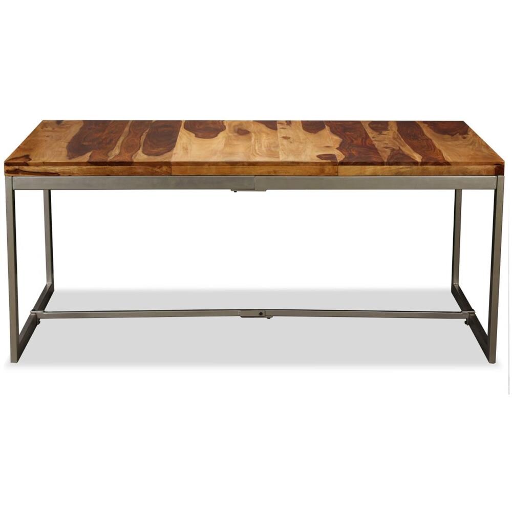 vidaXL Legno Massello di Sheesham Tavolo da Bar Tavolino da Pub Tavolo Alto per Bistrot Tavolinetto Tavola Mobili per Spazi Commerciali 60x60x110 cm 