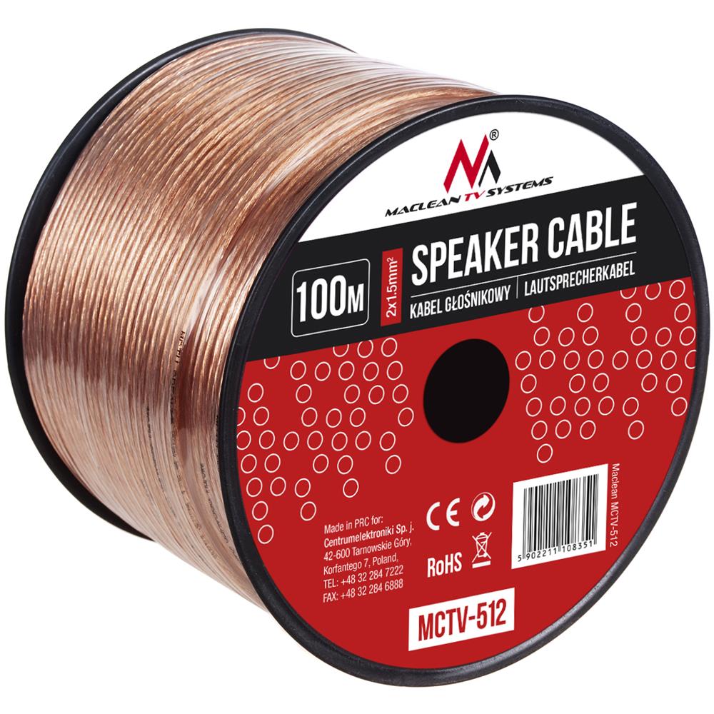 Cavo Per Casse Acustiche Altoparlanti 100m Mctv-512 - Foto 3