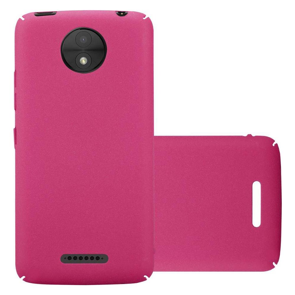 Custodia Compatibile Con Motorola Moto C Plus In Frosty Rosa - Hard Case Coperchio Protettivo In Frosted Look Contro I Graffi E Gli Urti - Foto 1