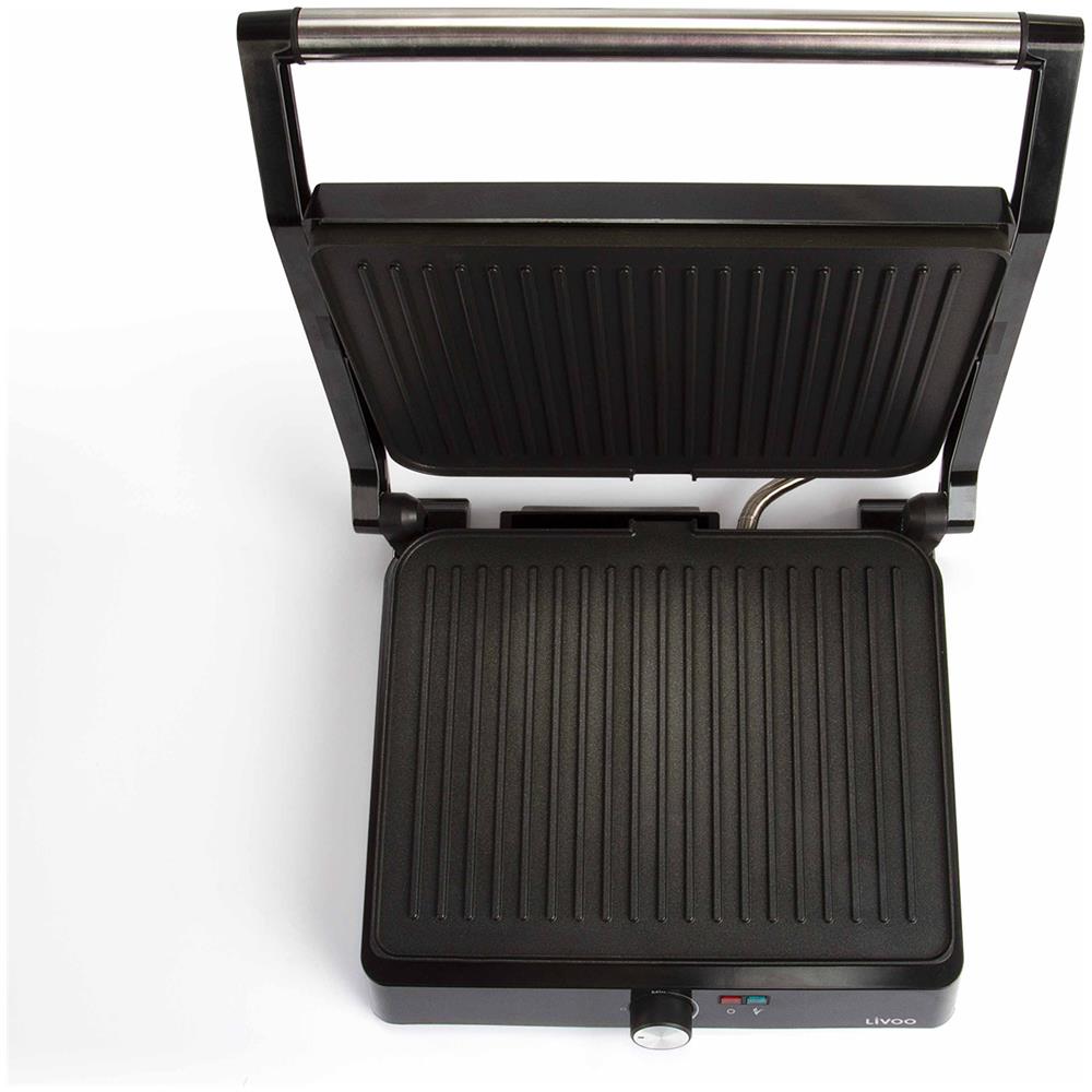 Griglia per panini e pressa Potnza 2200w Colore Grigio - Foto 5