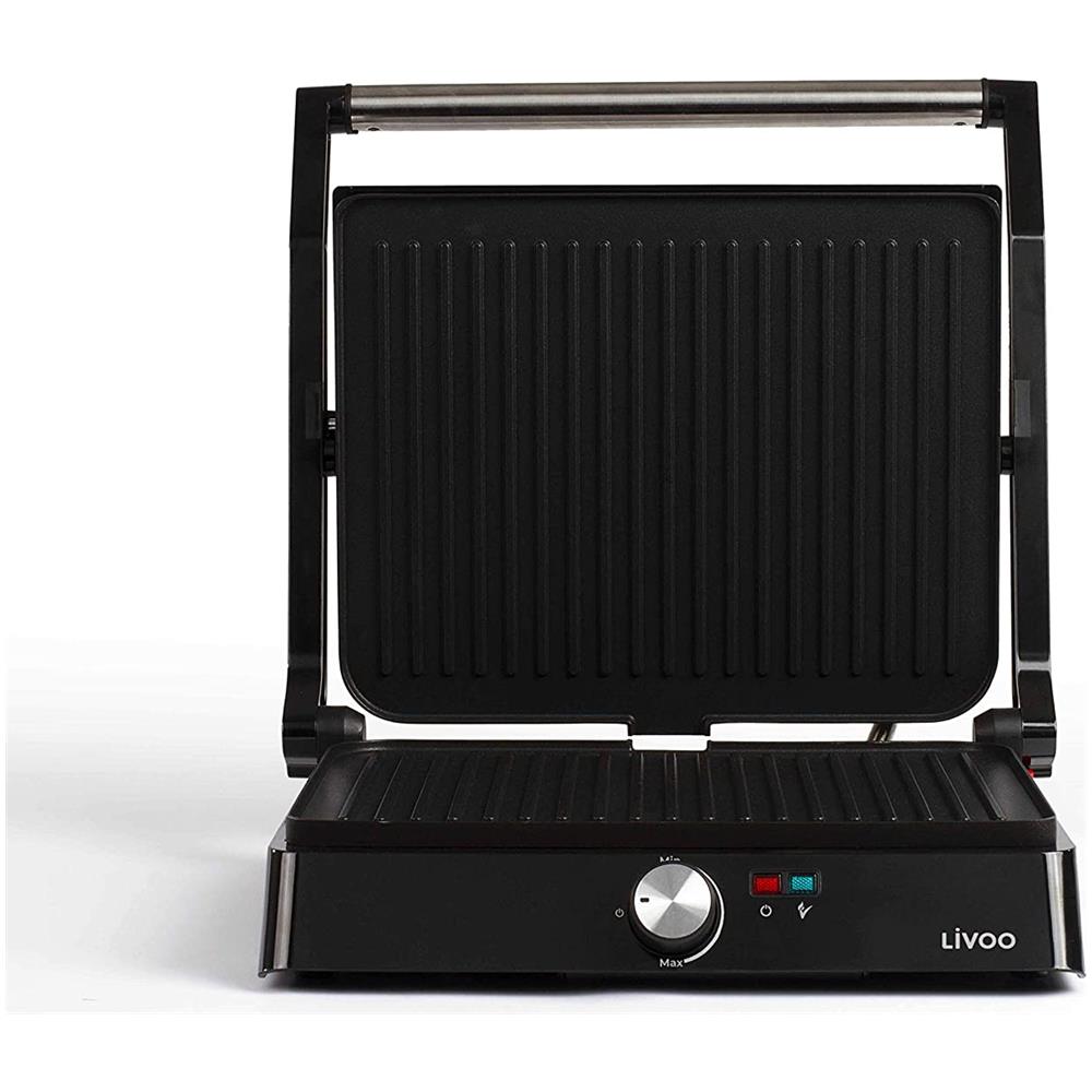 Griglia per panini e pressa Potnza 2200w Colore Grigio - Foto 1