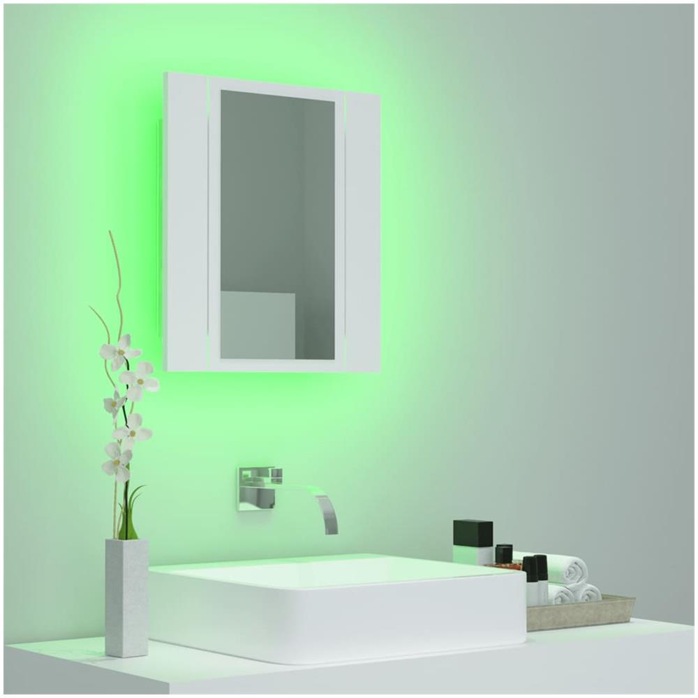 Specchio da Bagno con LED Bianco 40x12x45 cm in Acrilico - Foto 2