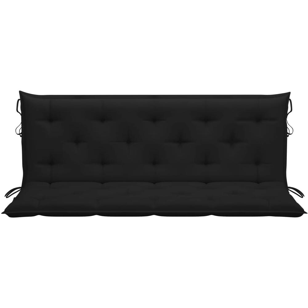 Cuscino per Panca Nero 150x (50+50) x7cm in Tessuto Oxford - Foto 2