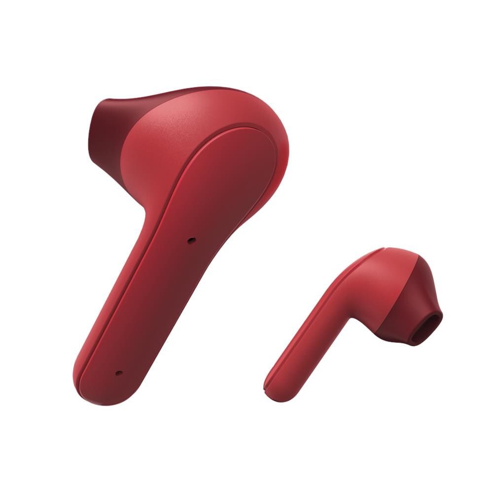 Auricolare Wireless In-ear Musica e Chiamate Bluetooth Rosso - Foto 1