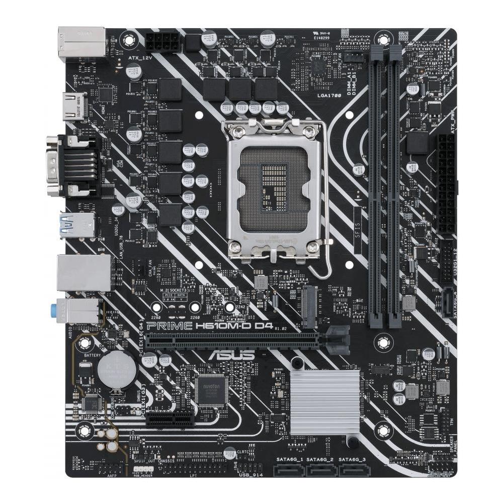 Scheda Madre Prime H610M-K D4 Socket LGA 1700 Chipset H610 Micro ATX - Foto 2