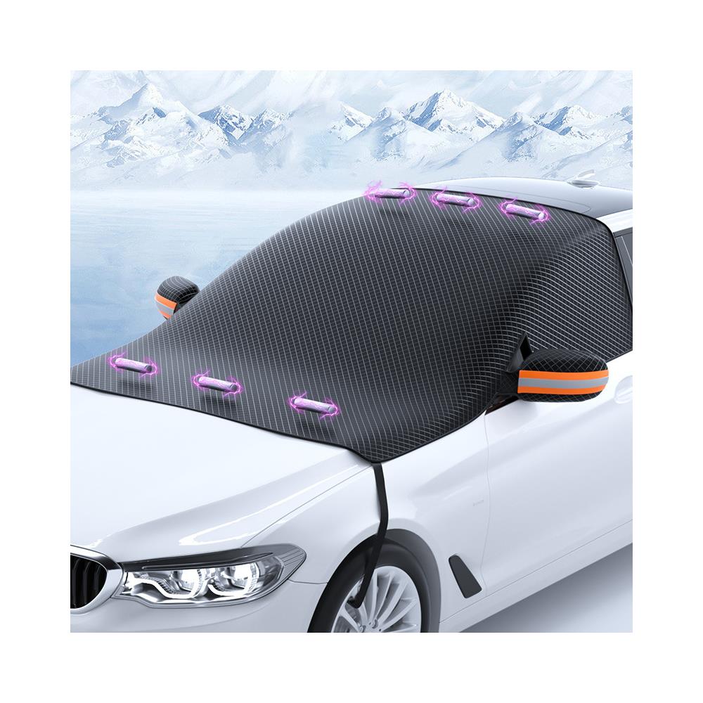 Protezione Parabrezza - Protezione Magnetica Dalla Neve/protezione Antigelo Per Il Parabrezza Dell'auto Black - Foto 2