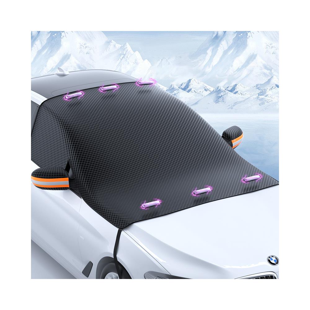 Protezione Parabrezza - Protezione Magnetica Dalla Neve/protezione Antigelo Per Il Parabrezza Dell'auto Black - Foto 5