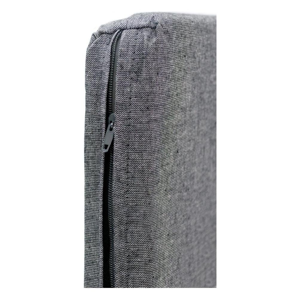 Set Salotto Da Esterno Eris, Set Da Giardino Con Cuscini, Salottino Indoor E Outdoor Effetto Rattan, 100% Made In Italy, Antracite - Foto 4