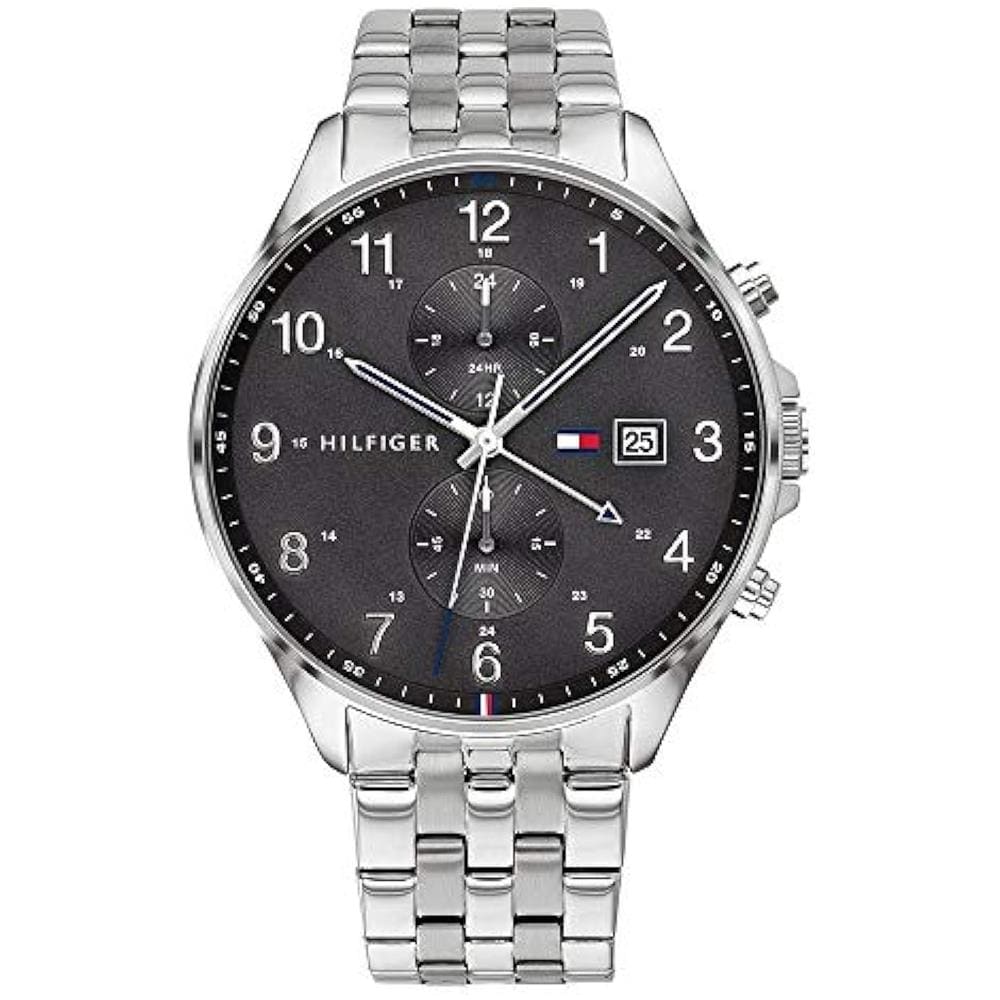 Orologio Analogico Multifunzione Al Quarzo Da Uomo Con Cinturino In Acciaio Inossidabile Argentato - 1791707 - Foto 2