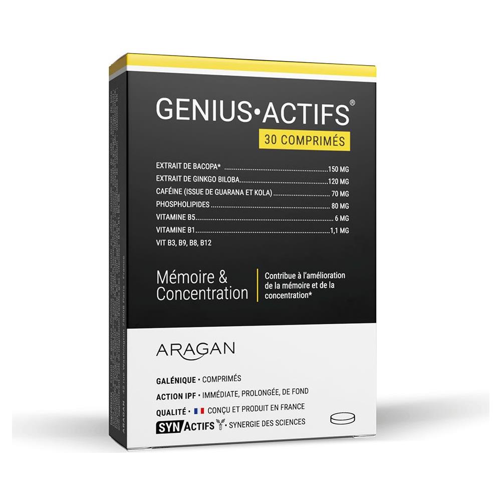 Geniusactifs 30 Compresse Sinattivi Di Memoria E Concentrazione - Foto 1