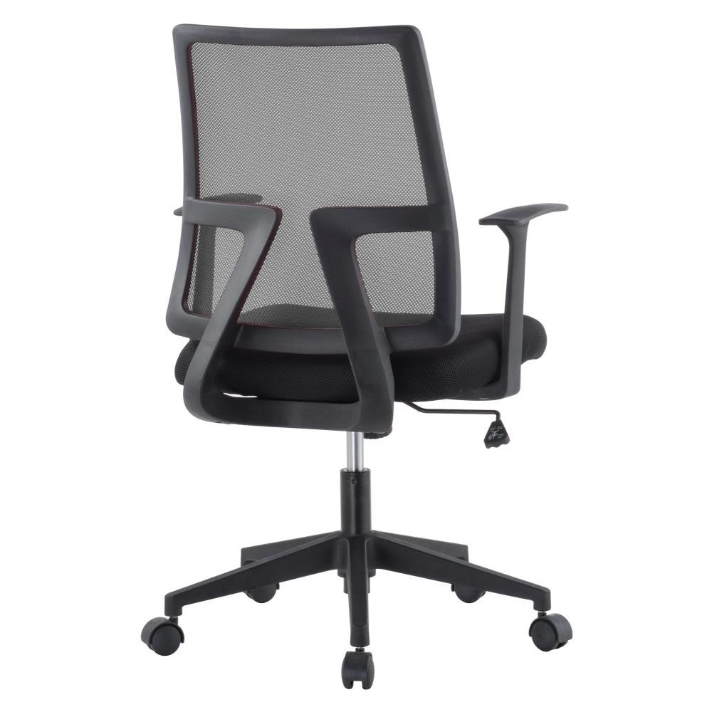 Sedia da Ufficio con Seduta Imbottita e Schienale in Tessuto High Tech Coore Nero - Foto 5