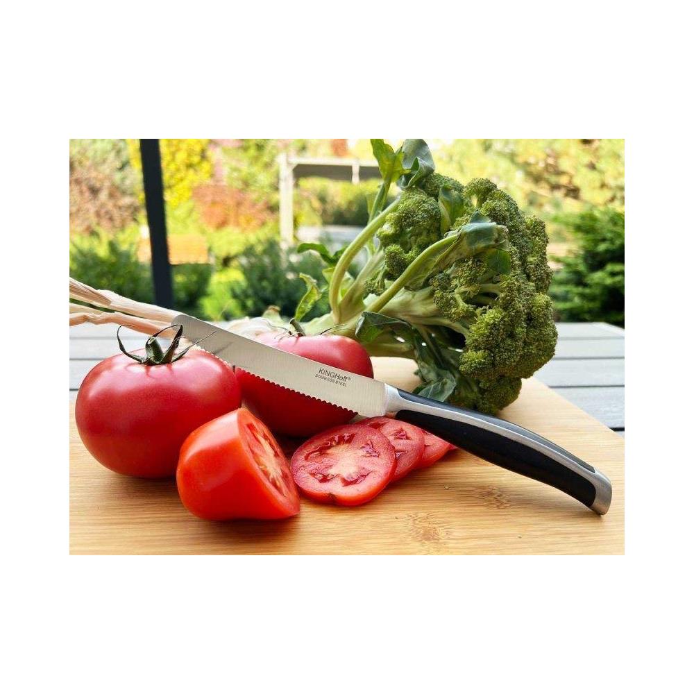 Coltello seghettato per pomodori KH-1703 per verdure morbide - Foto 2