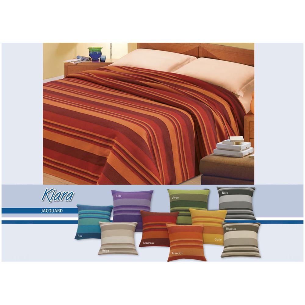 BIANCHERIAWEB Copritutto Disegno Kiara in Tinta Unita 180x260 Beige