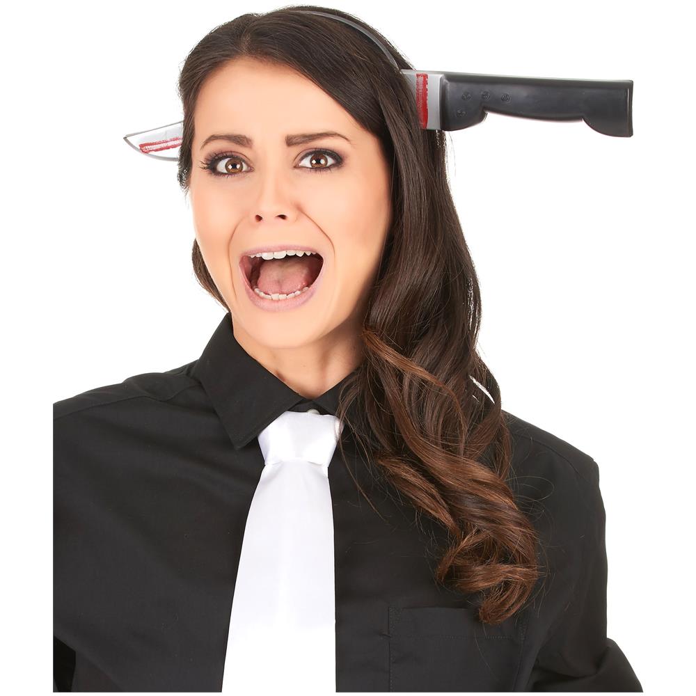 Cerchietto Con Coltello Insanguinato Taglia Unica - Foto 1