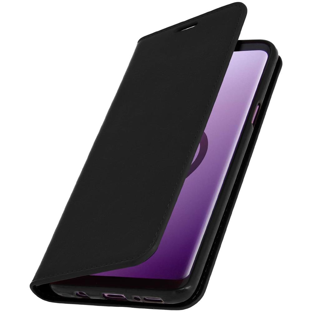 Custodia A Libro Galaxy S9 Plus Portacarte Pelle Vera Funzione Supporto - Nero - Foto 1