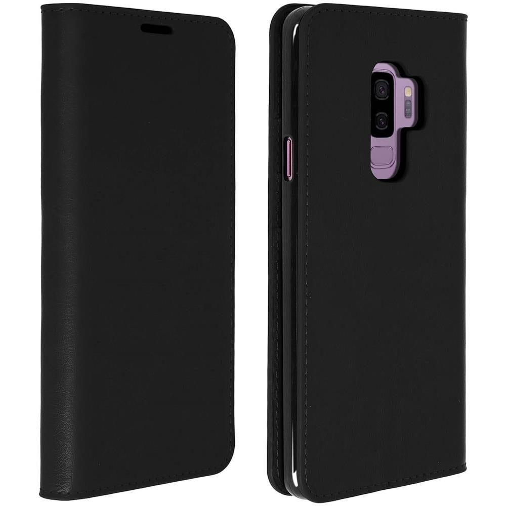 Custodia A Libro Galaxy S9 Plus Portacarte Pelle Vera Funzione Supporto - Nero - Foto 2