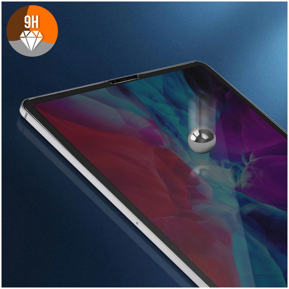 Pellicola Ipad Pro 12.9 2018 Vetro Temperato Bordi Smussati Spigen Trasparente - Foto 9
