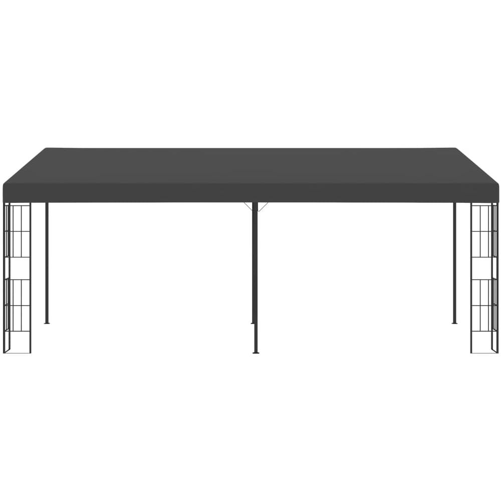 Gazebo A Parete 3x6 M Antracite In Tessuto - Foto 2