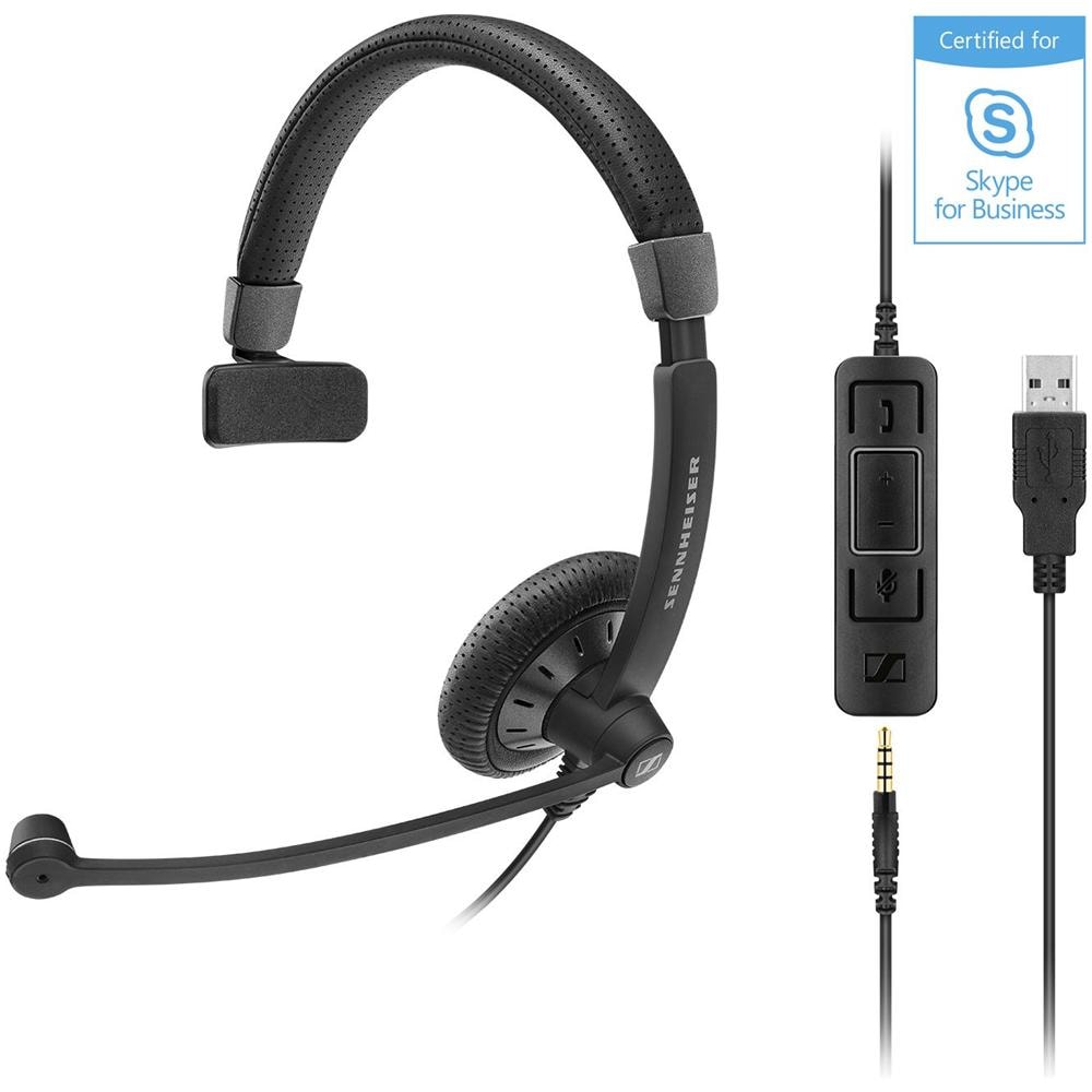 SENNHEISER - SC 45 USB MS, Cablato, 3.5 mm (1/8\