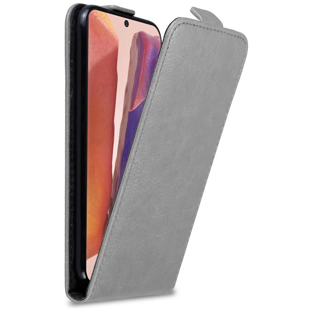 Custodia Compatibile Con Samsung Galaxy Note 20 In Grigio Titanio - Coperchio Protettivo In Design Flip Con Chiusura Magnetica - Foto 1