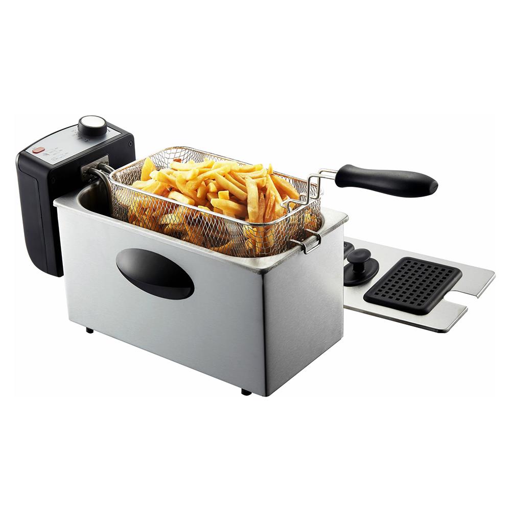 Friggitrice FRE-SS-10425 Capacità 3 Litri 2000 Watt Colore Acciaio Inox - Foto 2