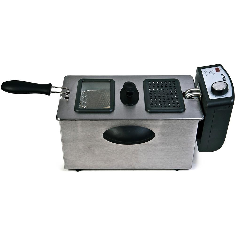 Friggitrice FRE-SS-10425 Capacità 3 Litri 2000 Watt Colore Acciaio Inox - Foto 3
