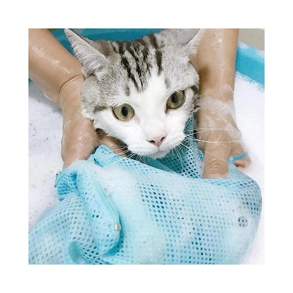 Borsa Da Bagno Multifunzionale Antigraffio Per Gatto - Foto 2