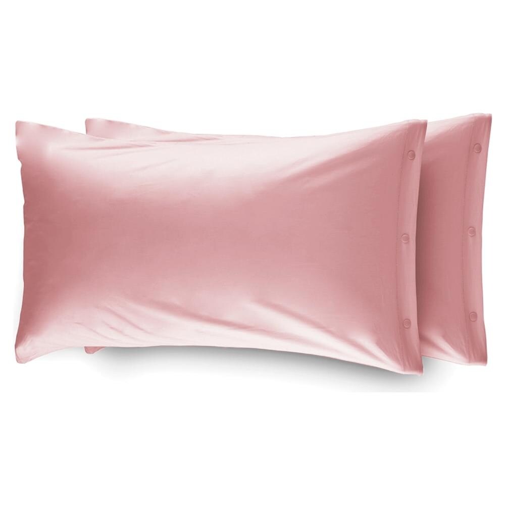 Completo Lenzuola Made In Italy In Puro Cotone Tinta Unita Varie Colorazioni Matrimoniale Rosa - Foto 5