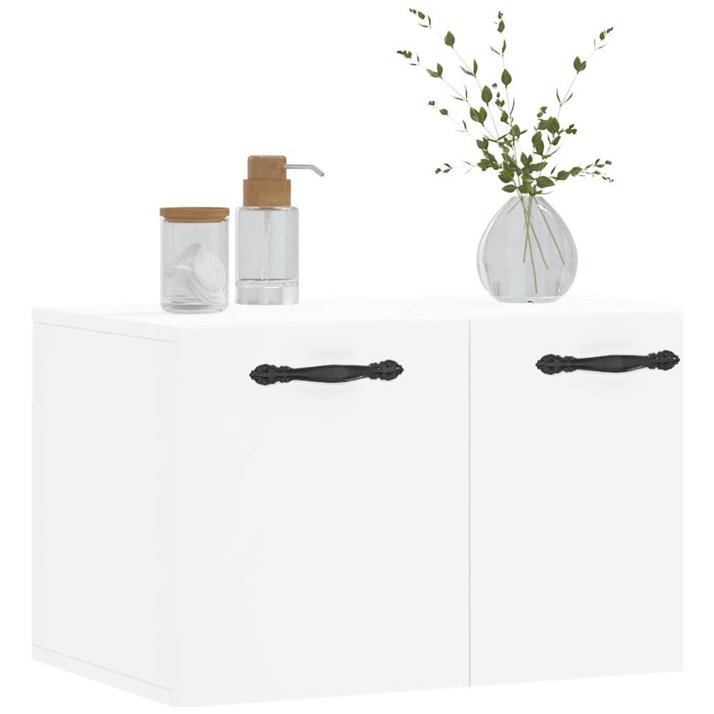 Mobile A Parete Bianco 60x36,5x35 Cm In Legno Multistrato - Foto 3