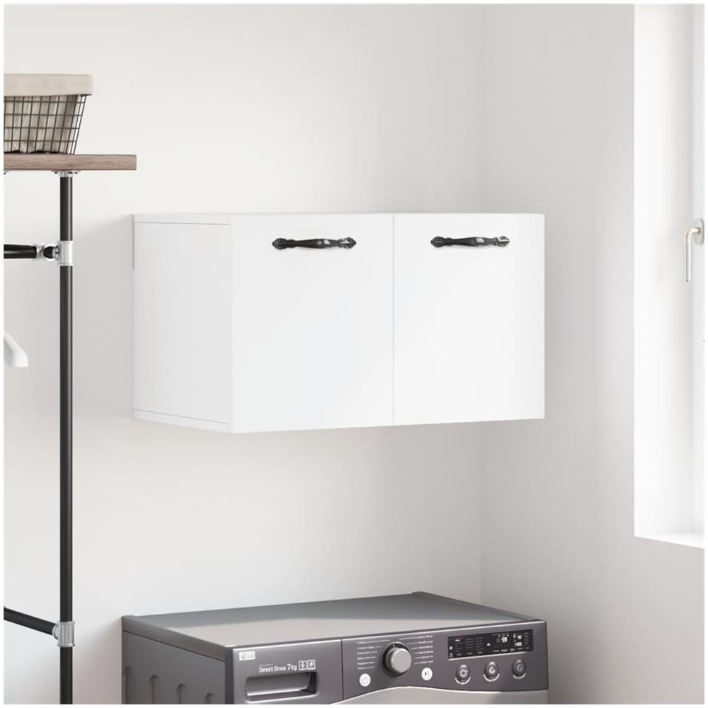 Mobile A Parete Bianco 60x36,5x35 Cm In Legno Multistrato - Foto 1