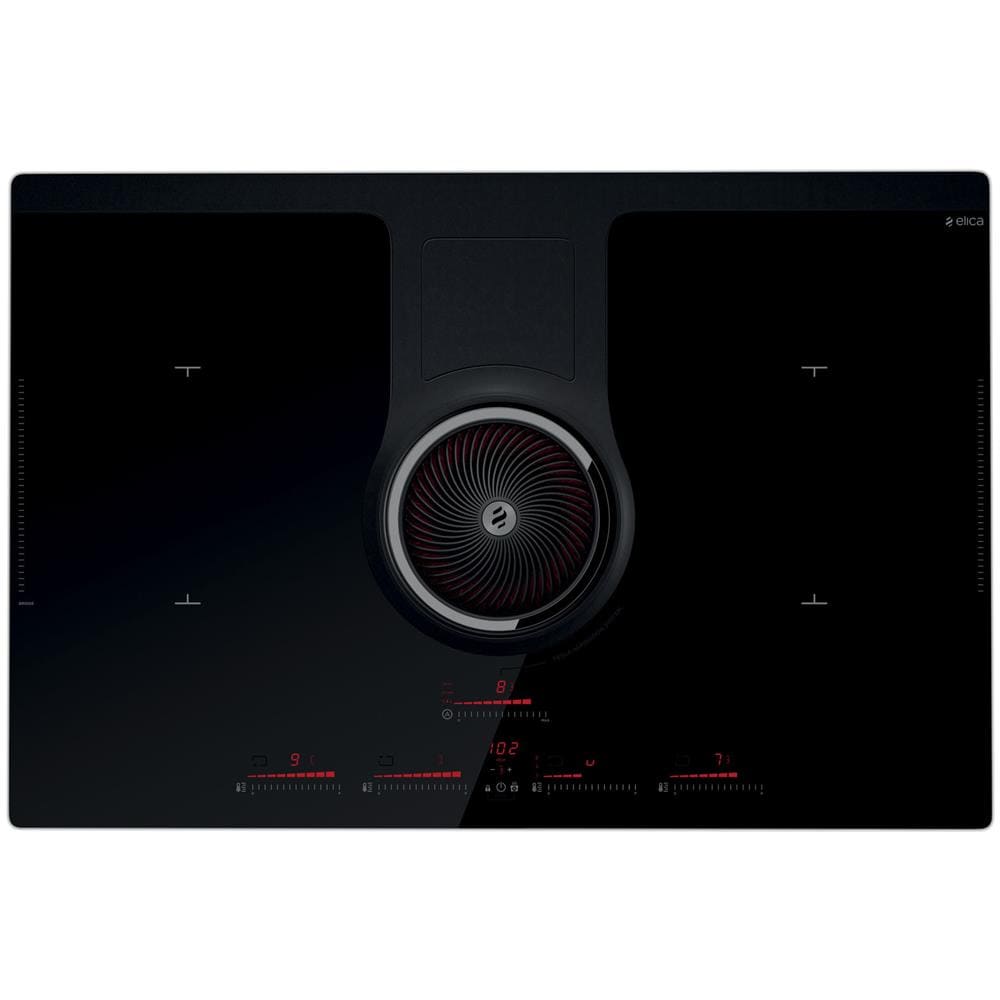 Piano Cottura PRF0120978 a Induzione 4 Zone Cottura da 83 cm Cappa Aspirante / Filtrante Integrata Colore Nero - Foto 1