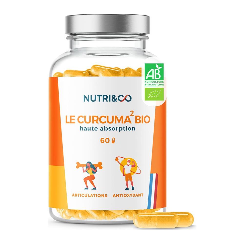 Curcuma Bio Ad Alto Assorbimento 60 Capsule Articolazione E Antiossidante - Foto 1