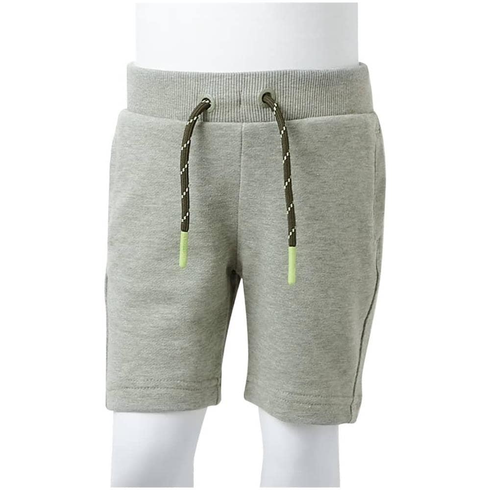 Pantaloncini per Bambini con Coulisse Cachi Chiaro Mélange 140 - Foto 8