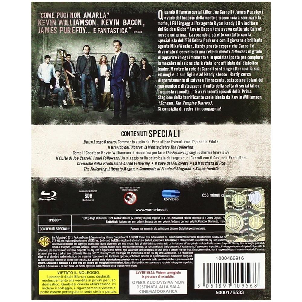 The Following - Stagione 01 (3 Blu-Ray)  - Foto 2