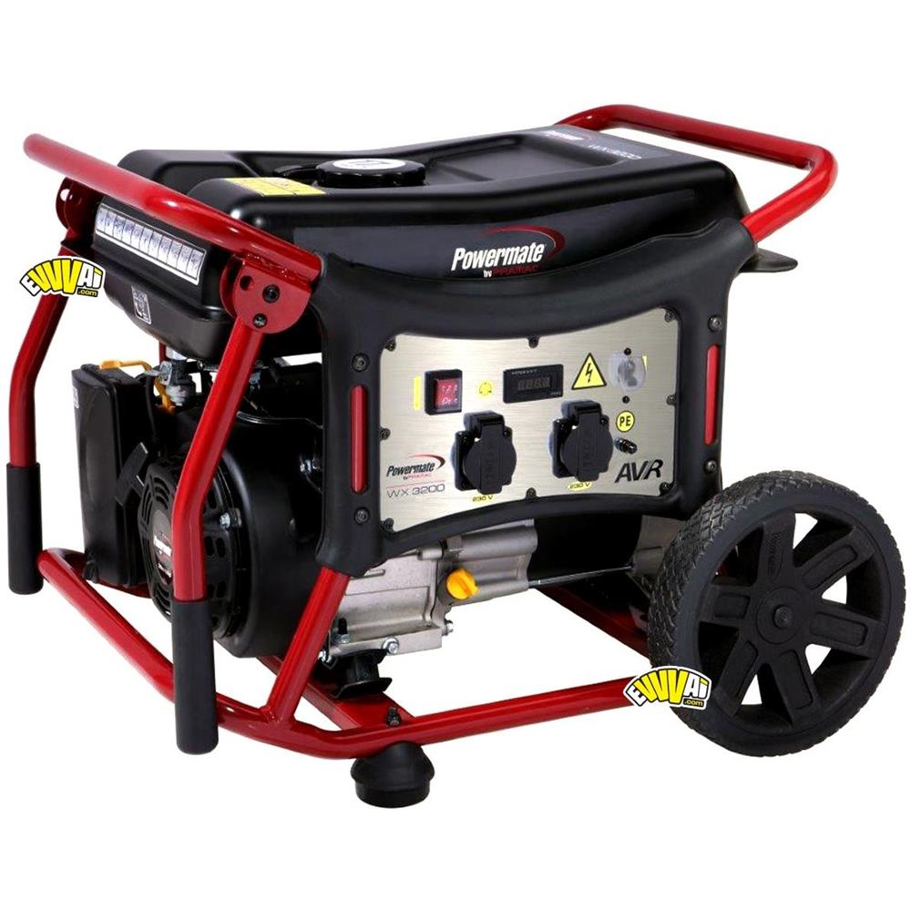 Gruppo Elettrogeno Powermate Wx3200 Generatore Corrente Con Ruote Benzina - Foto 1