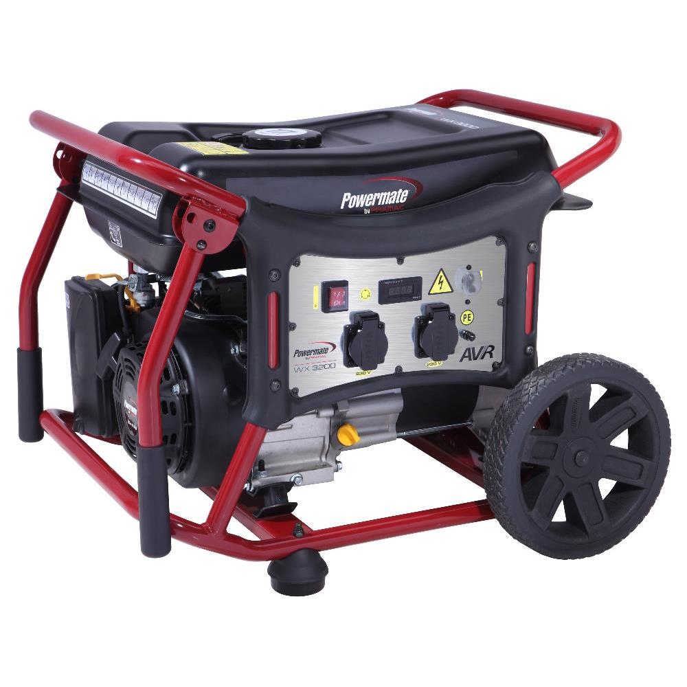 Gruppo Elettrogeno Powermate Wx3200 Generatore Corrente Con Ruote Benzina - Foto 4