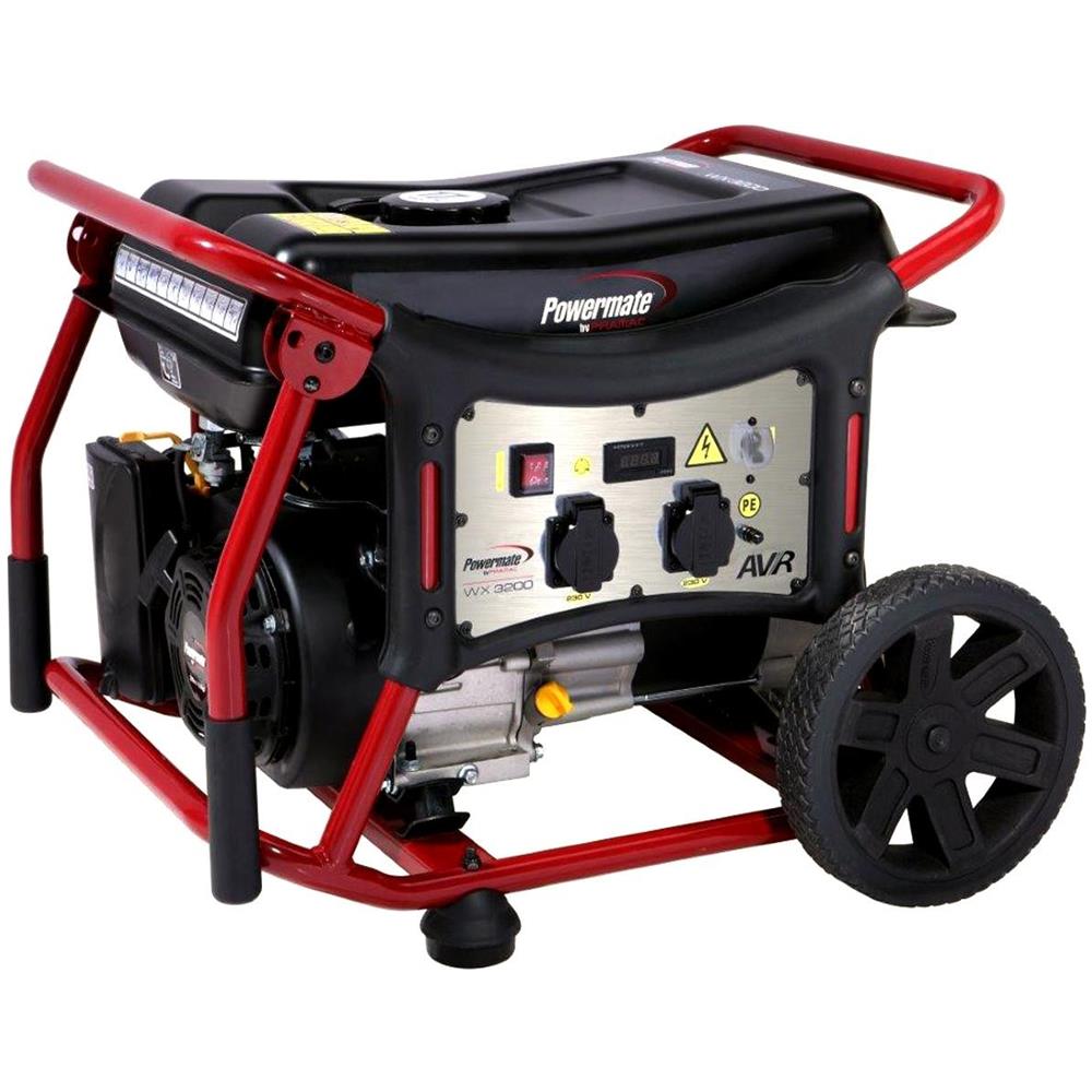 Gruppo Elettrogeno Powermate Wx3200 Generatore Corrente Con Ruote Benzina - Foto 2