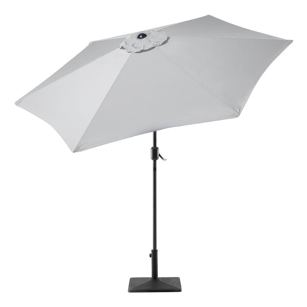 Ombrellone Da Giardino Diametro 270cm Grigio Chiaro Varese - Foto 2