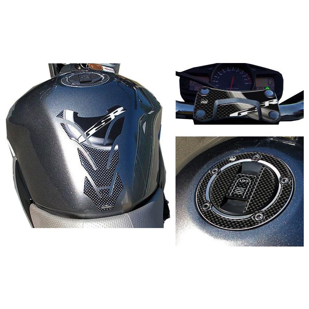 Kit Adesivi 3d Serbatoio E Sterzo Compatibili Con Suzuki Gsr 2006-2010 - Foto 2