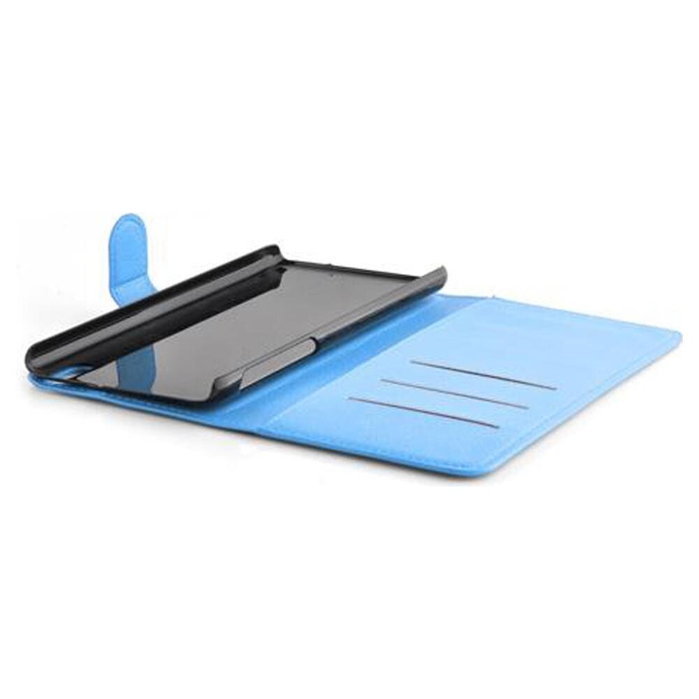 Custodia Compatibile Con Htc Desire 816 In Pastello Blu - Coperchio Protettiva Con Chiusura Magnetica, Funzione Stand E Tasca Per Le Carte - Foto 5