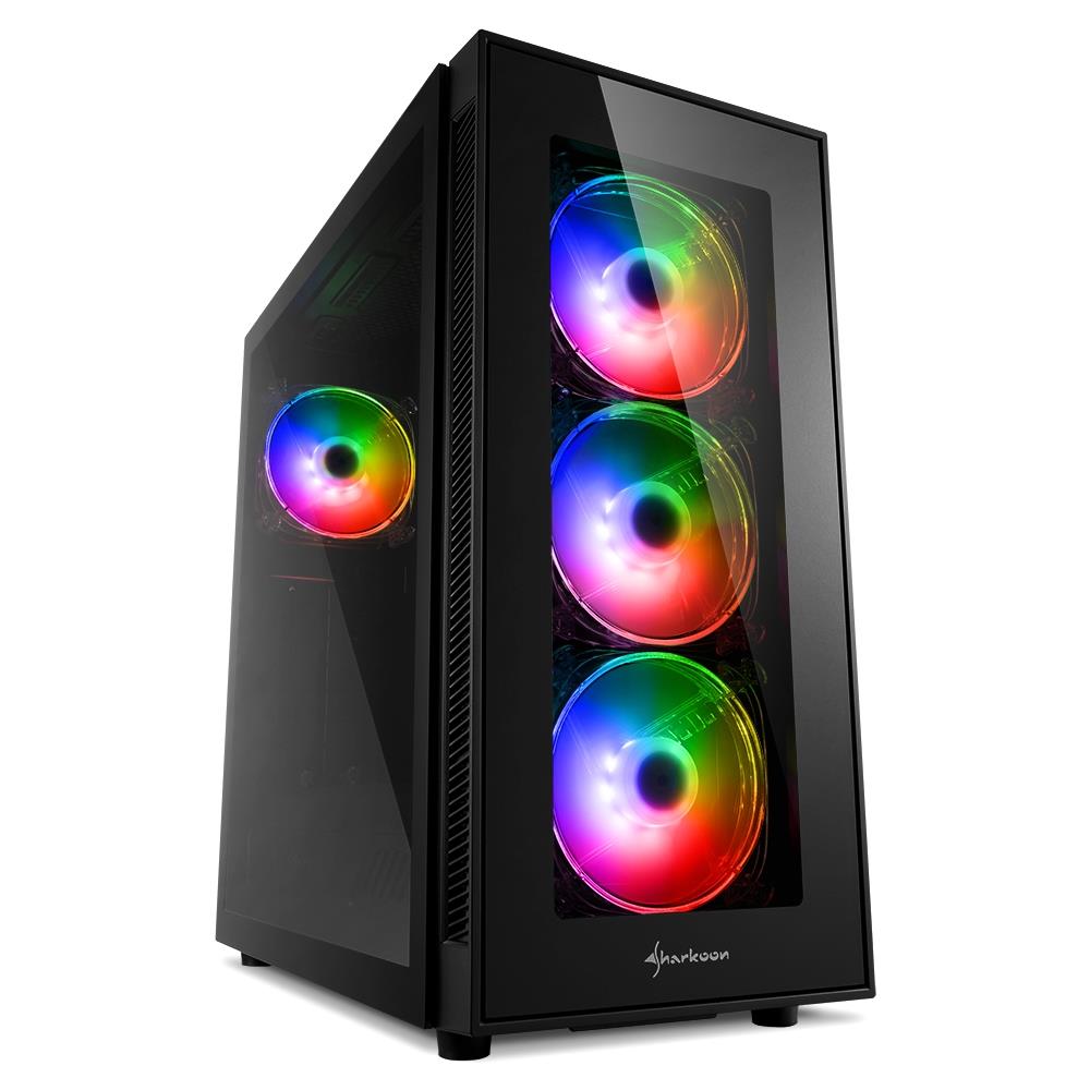 Case TG5 Pro RGB Middle Tower ATX / Micro ATX / Mini-ITX 2 Porte USB 3.0 Colore Nero (Finestrato) - Foto 1