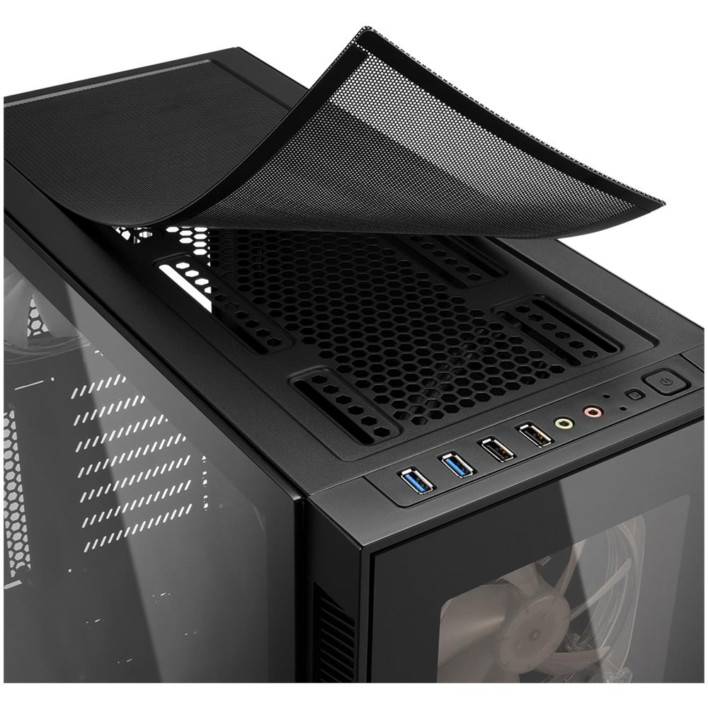 Case TG5 Pro RGB Middle Tower ATX / Micro ATX / Mini-ITX 2 Porte USB 3.0 Colore Nero (Finestrato) - Foto 6