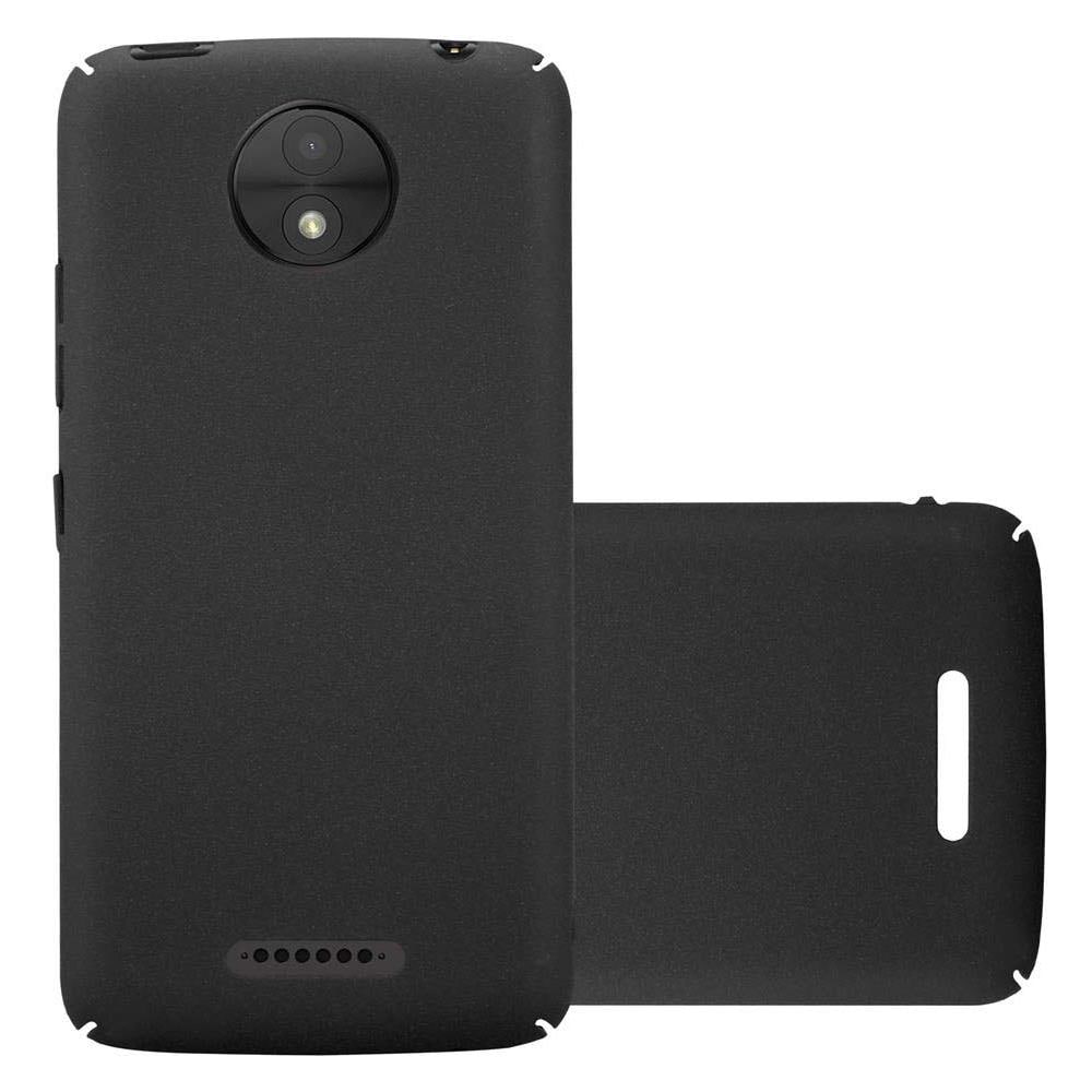 Custodia Compatibile Con Motorola Moto C Plus In Frosty Nero - Hard Case Coperchio Protettivo In Frosted Look Contro I Graffi E Gli Urti - Foto 1